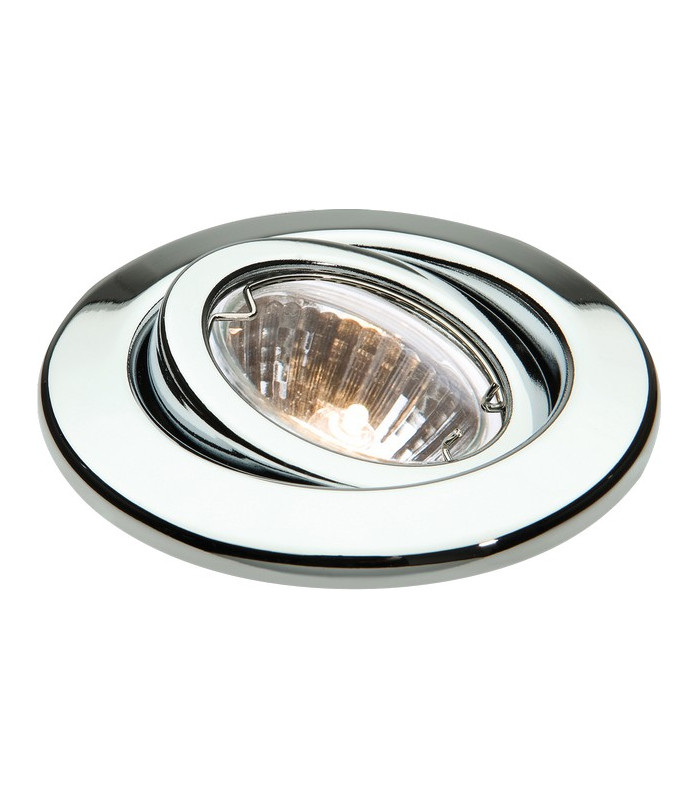Brass Eyeball Downlight with Bridge