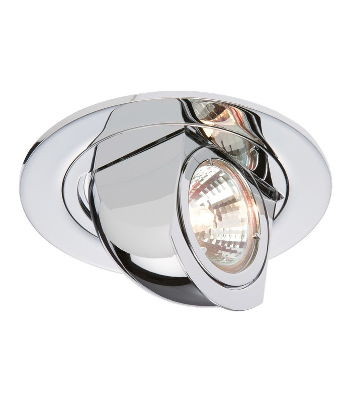 GU10 Brass Recessed Tilt Downlight