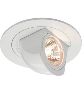 GU10 Brass Recessed Tilt Downlight