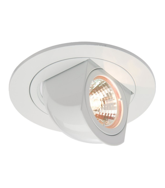 GU10 Brass Recessed Tilt Downlight