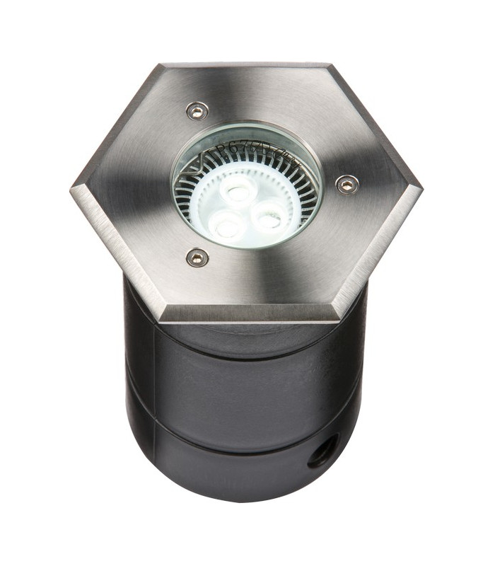 Triangular Under Cabinet Fitting 1m Cable Brushed Chrome