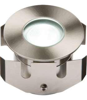Bulkhead with Red Prismatic Diffuser and Aluminium Base