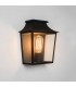 1 Light Outdoor Wall Lantern Black IP44, E27 - 1