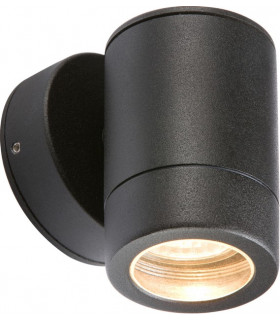 Emergency Bulkhead with Prismatic Diffuser and Black Base