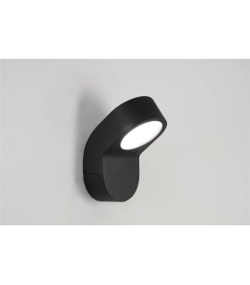 1 Light Outdoor Low Energy Wall Light Black IP44 - 1