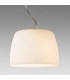 1 Light  Large Dome Ceiling Pendant Polished Chrome, E27 - 1