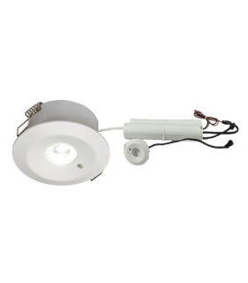 LED 3000K Warm White Bathroom Downlight comes with White Round Bezel
