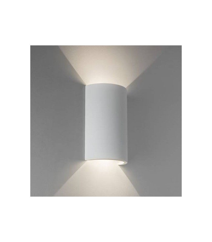 LED Indoor Plaster Wall Light White - 1