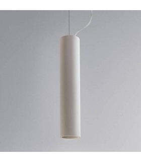 1 Light Slim Ceiling Pendant White 7.5cm, GU10 - 1