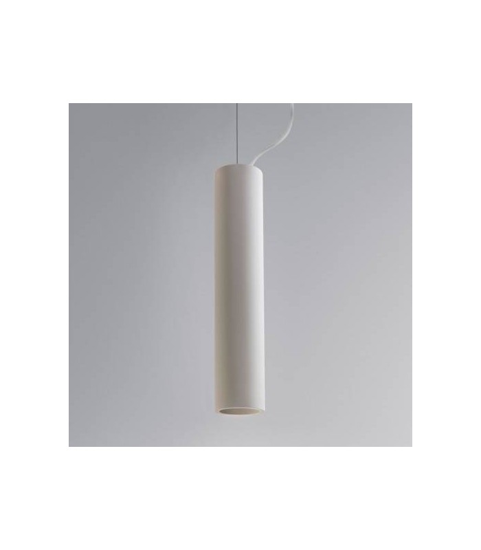 1 Light Slim Ceiling Pendant White 7.5cm, GU10 - 1
