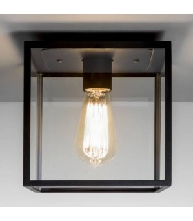 1 Light Outdoor Ceiling Light Black, E27 - 1