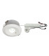 Matt Silver Bezel for 24W LED Bulkhead 400mm