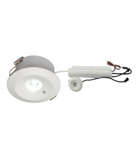 Matt Silver Bezel for 24W LED Bulkhead 400mm