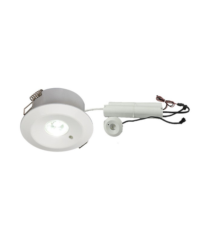 Matt Silver Bezel for 24W LED Bulkhead 400mm