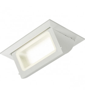 GU10 White Recessed Tilt Twist & Lock Downlight