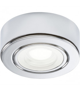 GU10 Chrome Recessed Fixed Twist & Lock Downlight