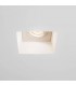 1 Light Square Adjustable Recessed Spotlight Plaster, GU10 - 1
