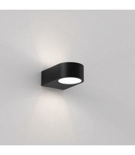 High Power LED Bathroom Wall Lamp Matt Black IP44