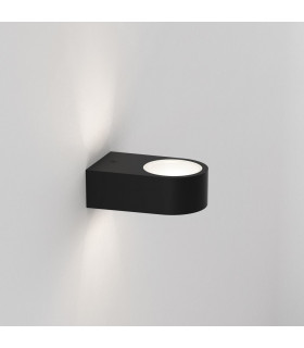 High Power LED Bathroom Wall Lamp Matt Black IP44