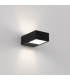 High Power LED Bathroom Wall Lamp Matt Black IP44