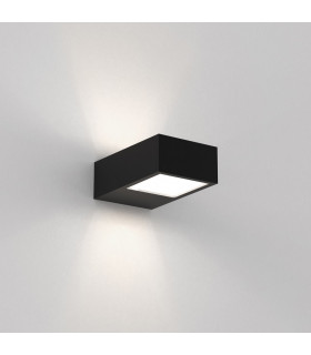 High Power LED Bathroom Wall Lamp Matt Black IP44
