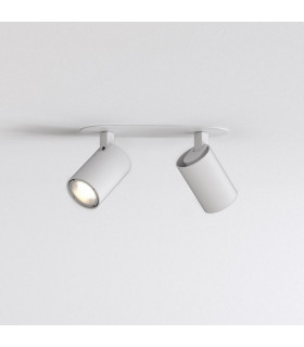 2 Light Spotlight Textured White