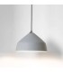 1 Light  Small Dome Ceiling Pendant Light Grey, E27 - 1