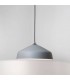 1 Light  Large Dome Ceiling Pendant Light Grey, E27 - 1