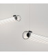 Mid-Power Integrated LED Pendant Matt Black
