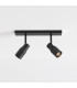 2 Light Spotlight Matt Black