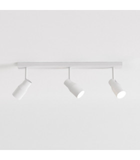 3 Light Spotlight Textured White
