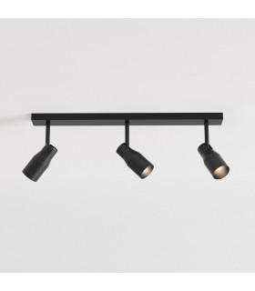 3 Light Spotlight Matt Black