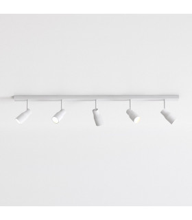 5 Light Spotlight Textured White