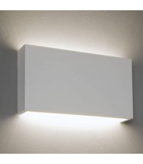 LED 2 Light Small Wall Light Plaster - 1