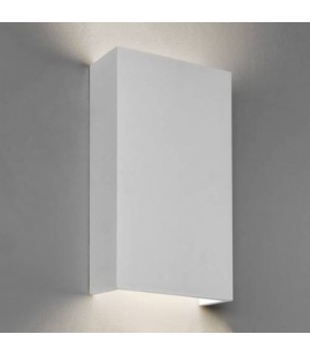 LED 2 Light Large Wall Light Plaster - 1