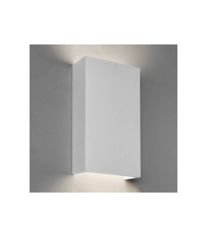 LED 2 Light Large Wall Light Plaster - 1