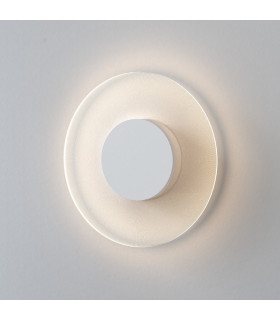 Integrated LED Strip Wall Lamp Matt White