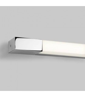 LED 1 Light Large Bathroom Over Mirror Light Polished Chrome IP44 - 1