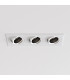 3 Light Downlight Matt White