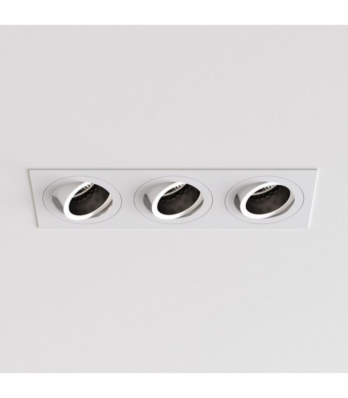 3 Light Downlight Matt White