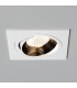 LED Tiltable Square Recessed Spotlight Matt White, Fire Rated - 1