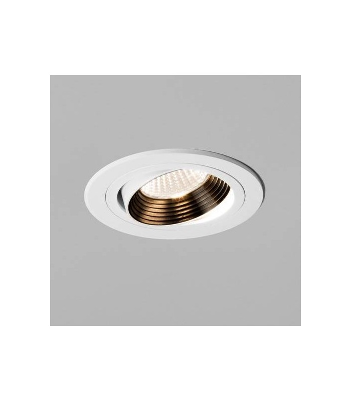 LED Tiltable Recessed Spotlight Matt White, Fire Rated - 1