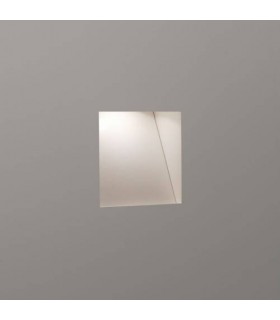 LED 1 Light Indoor Trimless Recessed Marker Wall Light Matt White - 1