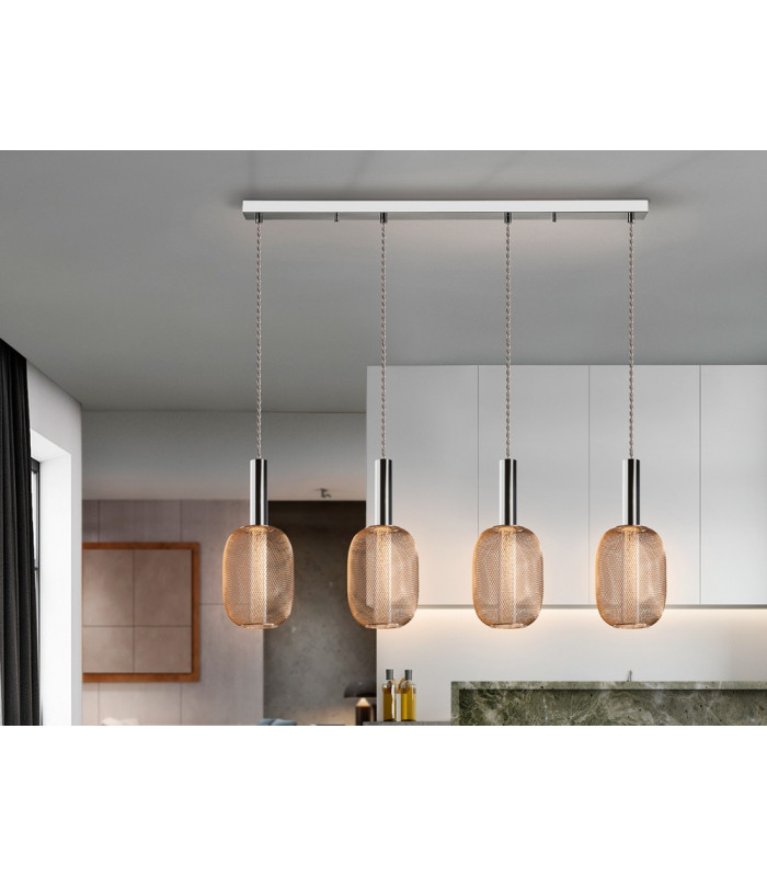 Dimmable Pendant Light Straight Bar
