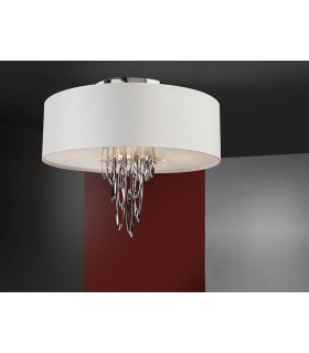 Semi Flush Ceiling Light Cylindrical