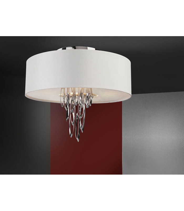 Semi Flush Ceiling Light Cylindrical