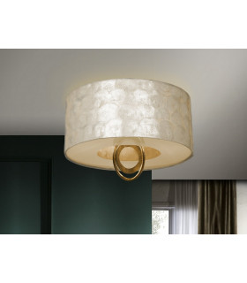Semi Flush Ceiling Light Cylindrical