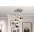 Dimmable 9 Light Integrated LED Light Pendant Light Cluster Drop