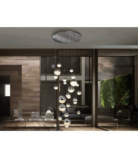 Dimmable 27 Light Integrated LED Light Pendant Light Cluster Drop