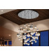 Dimmable 55 Light Integrated LED Light Pendant Light Cluster Drop